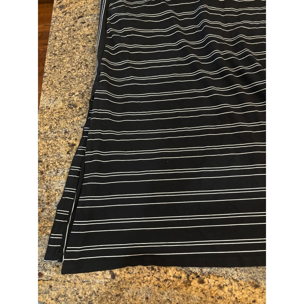 J. Jill Black and White Striped Maxi Dress - Picture 5 of 7